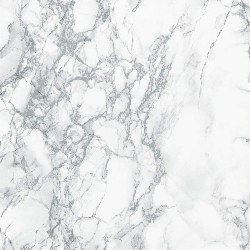 d-c-fix d-c fix 346-0306-3PK Decorative Self-Adhesive Film, Grey Marble, 17" x 78" Roll, 3-Pack - Image 1